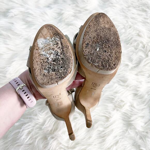 Pelle Moda Ankle Strap Knotted Open Toe Platform Heel - Picture 6 of 8